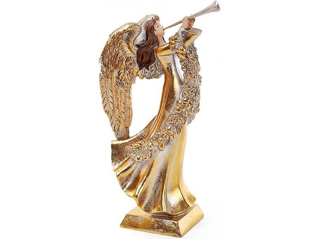 Декоративная фигура 'Ангел играет на трубе' 11.7х16.1х31.4см