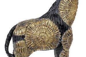 Декоративная фигура 'Жираф' 19х9.5х41см полистоун, черный с золотом