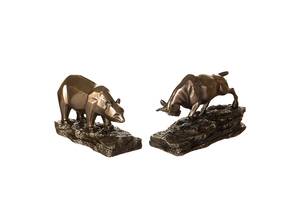 Декоративная фигурка Bull 18x10 cm and Bear 16x10 cm Veronese