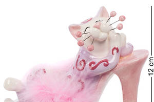 Декоративная фигурка Kitty in pink 12 см Pavone AL114023