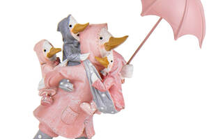 Декоративная статуэтка Mama Duck Pink 20х12х6 см Lefard AL219020