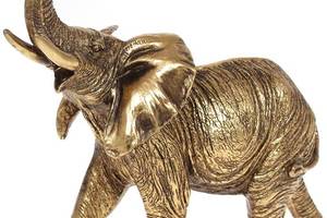 Декоративная статуэтка 'Слон' 24.5х28см, бронза