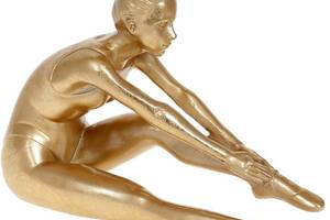 Декоративная статуэтка 'Йогиня' 27см, полистоун, золотой