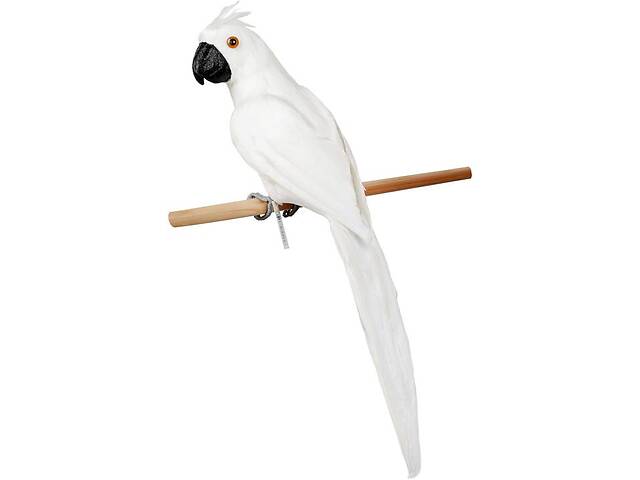 Декоративная игрушка 'Попугай' 50см, белый