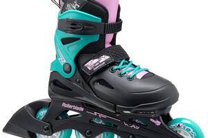 Детские ролики Rollerblade Fury 2023 29-33 Черный-Бирюзовый