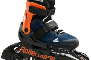 Детские ролики Rollerblade Microblade 2023 28-32 Синий-Оранжевый