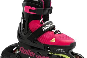 Детские ролики Rollerblade Microblade 2023 33-36,5 Темно-Розовый