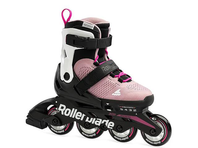 Детские ролики Rollerblade Microblade 2023 36,5-40 Белый-Розовый