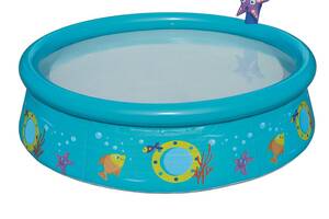 Детский надувной бассейн Bestway 57326 «Пчелки», 152 х 38 см, голубой (hub_rpqb25)