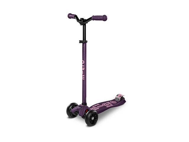 Детский самокат 3-х колесный Micro Maxi PRO Deluxe 50 кг Violet KD117855