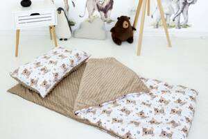 Детский спальный мешок Коричневые Мишки - Размер М