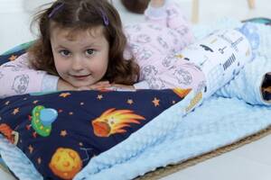Детский спальный мешок Минки Космос - Размер M