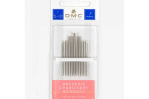 DMC (Франція) Голка вишивальна №5-10 блістер 16 шт набір, вишивка бісером, нитками, стрічками, гладдю