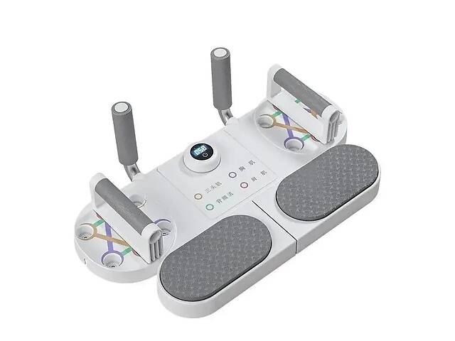 Доска для отжиманий с упорами RIAS JT-999-1 с таймером Grey