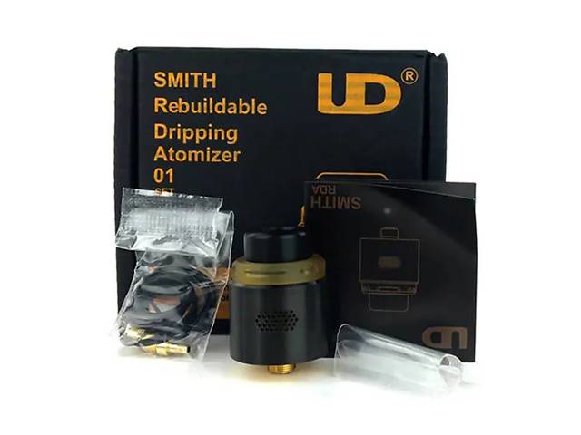 Дрип атомайзер UD Smith RDA Black (AJ_UD_SB)