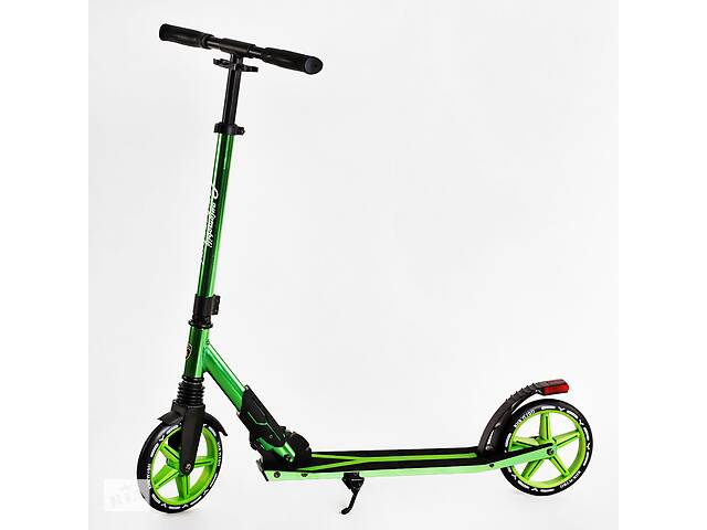 Двухколесный самокат Best Scooter Lamborghini колеса PU 1 амортизатор 100 кг Green (115956)