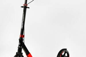 Двухколесный складной самокат Best Scooter 100 кг Black and red (113219)