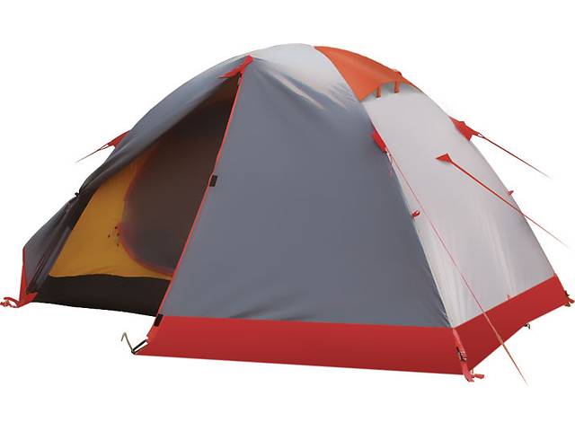 Двухместная палатка Tramp Peak 2 (V2) TRT-025 Grey