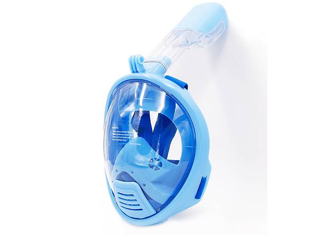 Дитяча маска для сноркелінгу TheNice K-1 EasyBreath-III на все обличчя XS Блакитний (SUN3736)