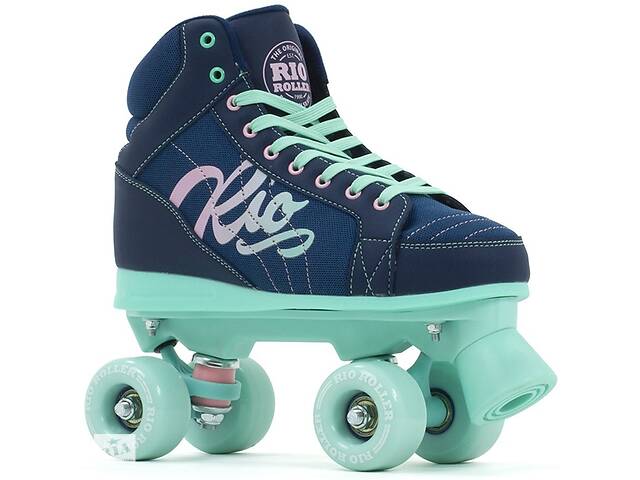 Дитячі роликові ковзани Rio Roller Lumina 35.5 Navy-green