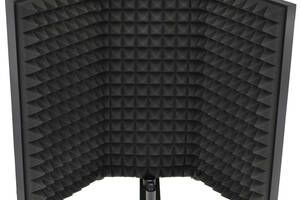 Экран для микрофона Manchez 3P акустический 3 панели Black (3_02459)