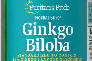 Экстракт Гинкго Билоба Puritans Pride 120 мг 100 капсул (31106)