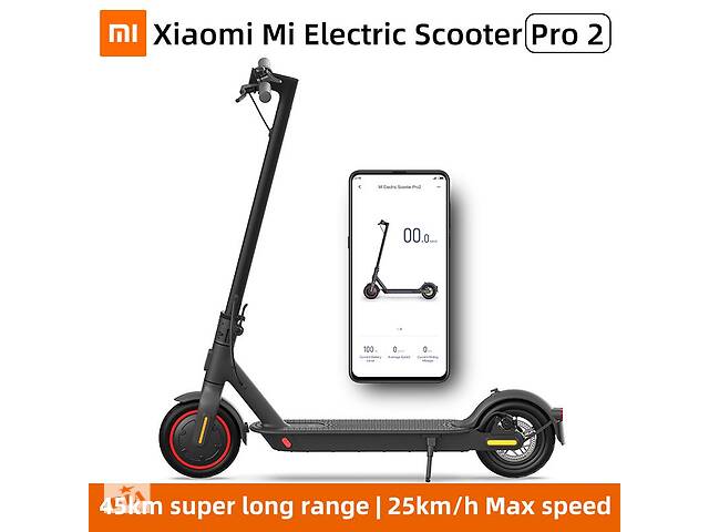 Електричний самокат Xiaomi Mi Electric Scooter Pro 2 Black