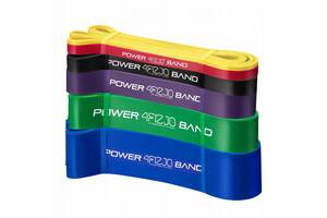 Еспандер-петля (резинка для фітнесу і спорту) 4FIZJO Power Band 6 шт 2-46 кг 4FJ0064