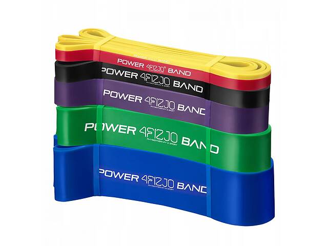 Эспандер-петля (резинка для фитнеса и спорта) 4FIZJO Power Band 6 шт 2-46 кг 4FJ0064