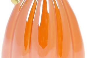 Фарфоровая фигурка 'Тыква' 9х5х12см, оранжевый перламутр с золотом