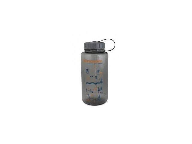 Фляга Pingin Tritan Fat Bottle 2020 BPA-free 1,0 L Grey Pinguin (1033-PNG 806687)