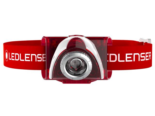 Ліхтар налобний LedLenser SEO 5 RED 6006, червоний