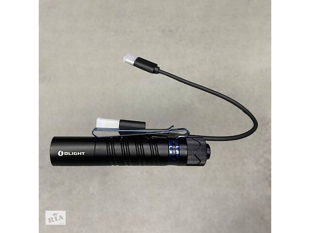 Фонарь Olight I5R EOS Black, 350 лм, 60 г, IPX8, Черный, легкий фонарик ручной с аккумулятором