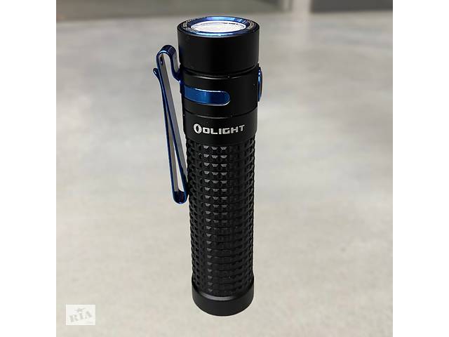 Фонарь Olight S2R Baton II Black, 135 м, 1150 лм, IPX8, Черный, мощный фонарик ручной с аккумулятором