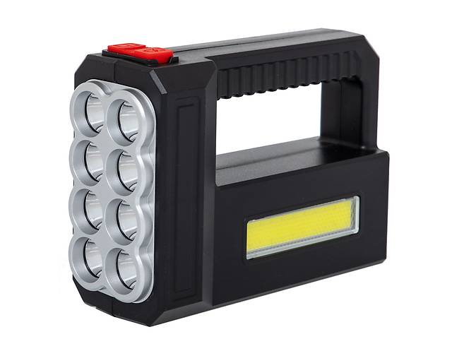 Фонарь переносной RIAS LF-1780 8LED+COB с солнечной панелью Black (3_03152)