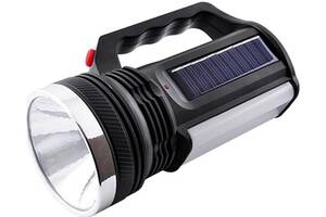 Фонарь ручной светодиодный с солнечной панелью Sova Silver Toss 2836T аккумуляторный