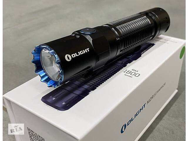 Фонарь тактический Olight M2R Pro Черный, питание - аккумулятор, мощный фонарик для военных со стробоскопом