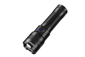 Фонарик ручной аккумуляторный SuperFire L16-T 900 Lumen IP43 Black