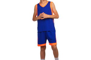 Форма баскетбольная детская LD-8017T Lingo 3XS Сине-оранжевый (57506030)