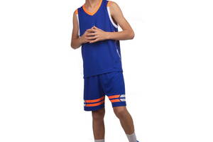 Форма баскетбольная детская LD-8019T Lingo 2XS Сине-оранжевый (57506031)