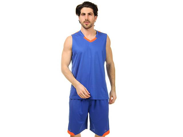 Форма баскетбольная LD-8002 Lingo 3XL Сине-оранжевый (57506036)