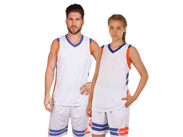 Форма баскетбольная LD-8019 Lingo 3XL Бело-синий (57506039)