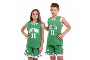 Форма баскетбольная подростковая NBA Boston 11 6354 FDSO XXL Зелено-белый (57508207)