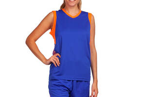 Форма баскетбольная женская LD-8217 Lingo XL Сине-оранжевый (57506028)