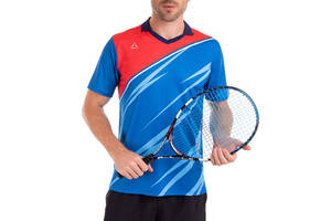 Форма для большого тенниса мужская LD-1843A Lingo 4XL Голубо-красный (60506028)