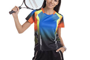 Форма для большого тенниса женская LD-1817B Lingo 3XL Голубо-черный (60506032)