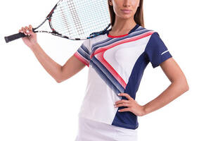 Форма для большого тенниса женская LD-1837B Lingo 3XL Бело-синий (60506040)