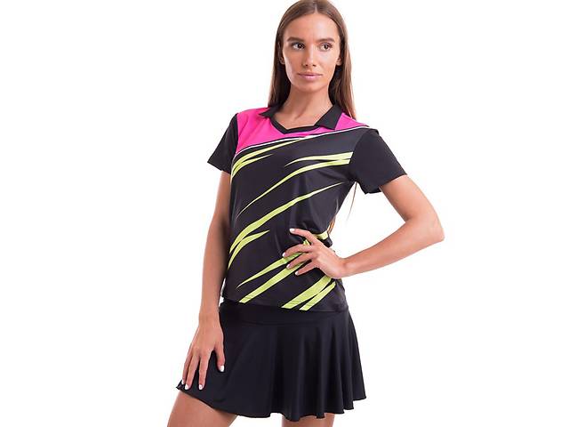 Форма для большого тенниса женская LD-1843B Lingo 3XL Черно-розовый (60506034)