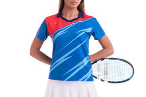 Форма для великого тенісу жіноча LD-1843B Lingo 3XL Блакитно-червоний (60506034)