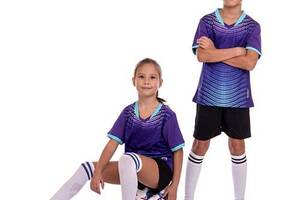 Форма футбольная детская D8836B FDSO 2XS Фиолетово-черный (57508199)